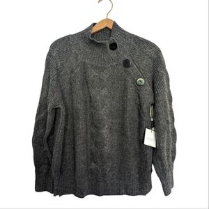 LAUNDRY by Shelli Segal Gray Wool‎ Blend Sweater Medium Nordstrom's